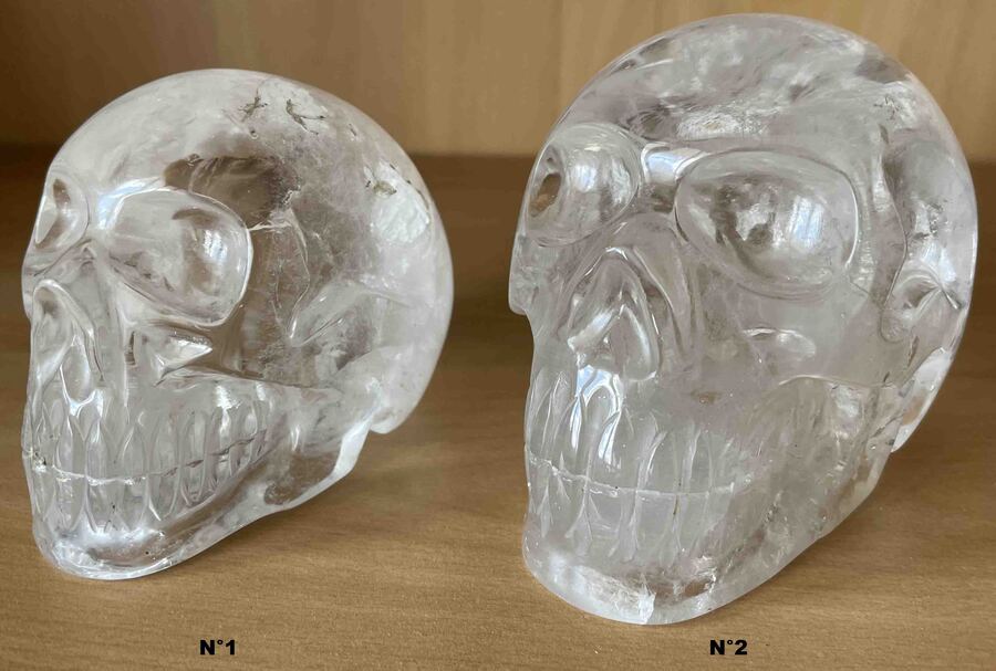 Crâne de cristal de roche - Esotérisme
